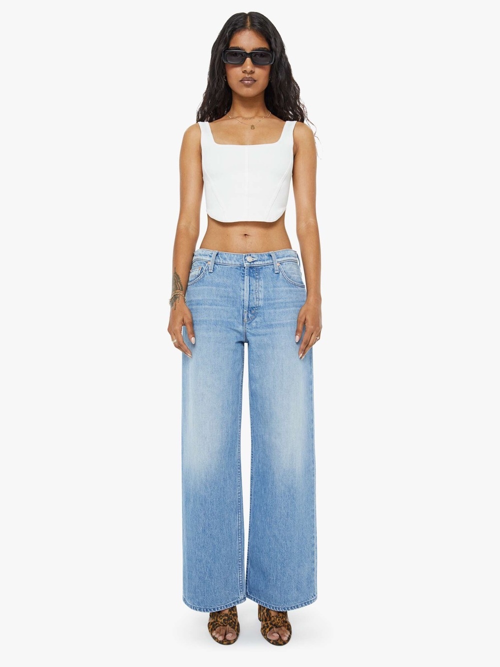 MOTHER Lil’ Mother Zip Sneak Jean - size 25 - NWT